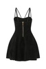 Balmain Sleeveless Flared Ribbed-Knitted Dress