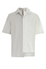 Lanvin Man Embroidered Poplin Shirt