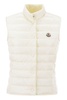 MONCLER 24FW Women's Light Pink Outer Vest for Fashionable Layering