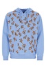 Fendi Man Light-Blue Cotton Sweatshirt