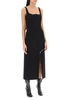 ALEXANDER MCQUEEN Sophisticated Convertible Panel Sheath Dress in Black - FW23