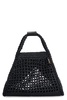 MAX MARA Sophisticated Black Raffia Women's Handbag