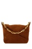 Caramel Suede Diamond Soft Shoulder Bag