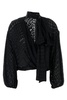 Blumarine Woman Black Devore Blouse