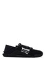 DOLCE & GABBANA Men's Neoprene and Mesh Technical Fabric Sneakers with Leather Details and Reflective Bands