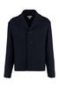 BOTTEGA VENETA Blue Wool Blend Peacoat for Men - FW23