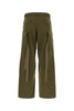 Army Green Cotton And Nylon Cargo Pant