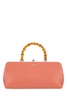 Salmon Leather Small Goji Bamboo Handbag