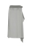 Fendi Woman Grey Satin Skirt