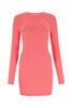 Fendi Woman Fluo Pink Viscose Blend Mini Dress