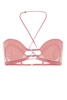 Pink Stretch Chiffon Bra