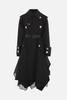 Sacai Buttoned Belted Coat