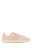 Salvatore Ferragamo Woman Pastel Pink Leather And Suede Achille Sneakers