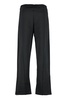 BOTTEGA VENETA Men's Black Technical Fabric Pants with Extendable Side Zipper