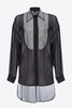 Pinko Sheer Embellished Long-Sleeve Shirt