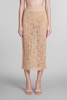 Dawson Skirt In Beige Wool