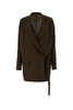 Dark Brown Viscose Blend Khloe Blazer