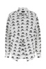 Balenciaga Woman Printed Poplin Shirt