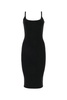 Black stretch nylon dress