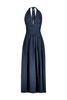 Rochas Maxi Dress In Japanese Chambray Clothing