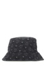 MCM Monogram-Embroidered Ribbed Bucket Hat