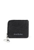 Acne Studios Cracked Leather Wallet With Distressed Women