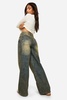 Petite Basics High Waisted Super Wide Leg Jeans