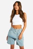 2 In 1 Overlay Jean Shorts