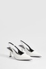 Low Stiletto Slingback Pump