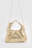 Metallic PU Knot Grab Bag