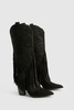 Western Style Tassel Detail Cowboy Boots 