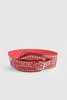 Cherry Red Studded Sash Belt