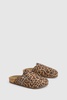 Leopard Print Closed Toe Clog