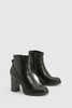 Panel Detail Heeled Boot 