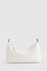 Shiny Pu Shoulder Bag With Crossbody Strap