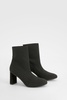 Wide Fit Flat Heel Knitted Sock Boots