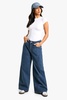 Petite 28 Inch Basic Wide Leg Jean