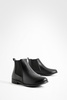 Wide Width Flat Chelsea Boots