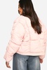 Ruched Detail Puffer Jacket