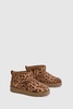 Leopard Cosy Mini Ankle Boots