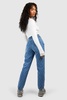 Diamond Distressed Mom Jeans