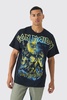 Oversized Iron Maiden Large Scale License Graphic T-Shirt