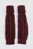 Cable Knit Leg Warmers