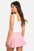 Lace Up Pleated Tennis Skirt