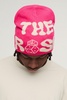 Dice Graphic Beanie In Pink