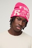 Dice Graphic Beanie In Pink