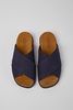 Blue recycled cotton sandals for men