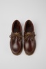 Brown Leather Moccasin Shoes for Men.