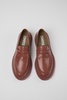 Red Leather Moccasin for Men