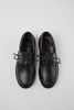 Black boat shoe for men